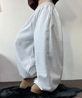 フォーマルバルーンサイドピンタックロングパンツ 🤍🩶🖤2SIZE/3COLOR