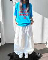 Grade Nylon Cargo Balloon Pants 4color