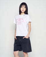 26SS WOMAN BROWN LINE FRIENDS SHORT SLEEVE T-SHIRT
