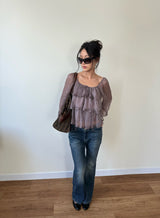 fairy ruffle blouse