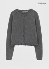 [MADE] ポメルティフリルニットカーディガン (Wool 50%)
