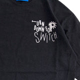ターンダウンスウェット半袖Tシャツ(UNISEX)_SYS3TS06CG