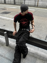 Featherlight Longline Cargo Carpenter Wide Denim