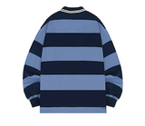 Youth-Club-Sporty-Stripe-Rugby-T-shirt - 2COLOR
