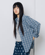 Twister Boyfriend Shirts - Navy     