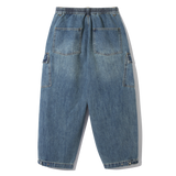 スラブウォッシュカーゴデニムパンツ (Blue)