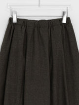 Hilton Peach Fuzz Pleated Banding Midi Skirt