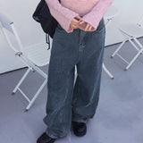 ビノバックボタンワイドコットンパンツ