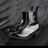 DAVID STONE DVS ANKLE BOOTS (glossy)