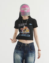 Teddy cropped T-shirt