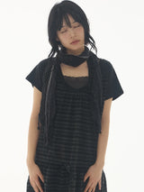 Lily scarf Charcoal