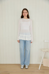 FLOW FRILL LAYERED TOP
