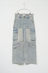Space Cargo Denim Pants