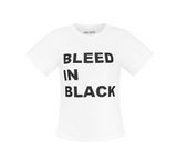 [mnem] ブリードインブラックTシャツ (ホワイト)
