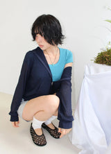 CURVED ROUND TEE