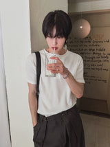 Becue Chrome Henry Neck Short Sleeve T-Shirt