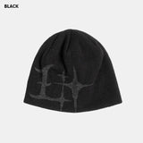 Glitter Knit Short Beanie