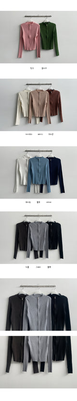 [Planning product!] ブライスリムリブジップアップ (11 colors)