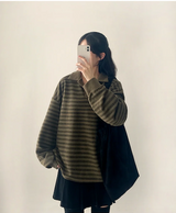 Momo Dangala Loose Fit Collar Sweatshirt