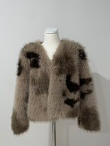 Vintage Leopard Fur Jacket