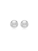 TAG BALL EARRINGS