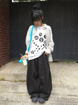 [unisex] レベア ルーズフィット リベット ドット ショート スリーブ ティー