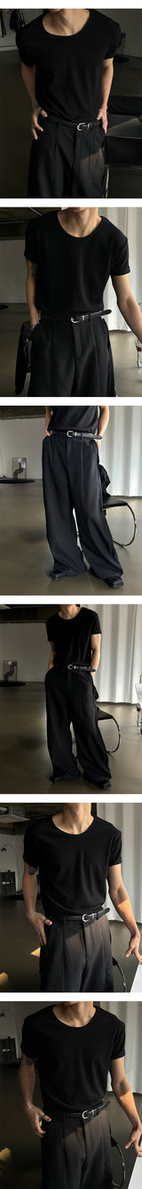 [Unisex] ワイドオーバーフレアスラックス(2color)