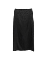 Rose Jacquard Satin Long Skirt