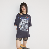 チョーカーロックTシャツ ネイビー