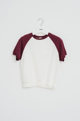 (W) イブハーフスウェットTシャツ (2color)