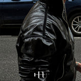 [HFORUS MADE]合皮クロップジャケット