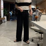 LMN Avenue Linen Pintuck Wide Pants (3 colors)