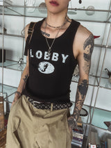 ロビープリンティングスリムノースリーブ