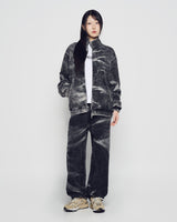 26SS TIE DYE STAND COLLAR ZIP UP