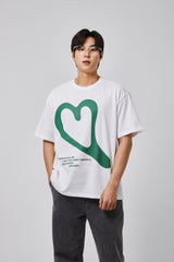 U99 ラバーTシャツ White(green)