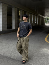 アーミーピグメントダイング半袖Tシャツ