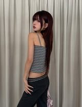 Witz Multi Strip クロップノースリーブ