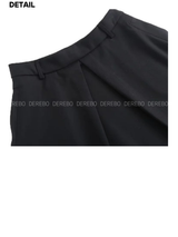 flare pintuck midi skirt