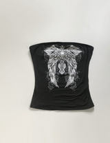 Wing Tattoo Black Top