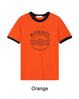 ティエンモーターサイクルリンガー半袖Tシャツ