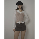 DOT CAMISOLE-BEIGE