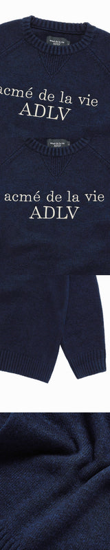25FW ベーシックロゴニット ネイビー