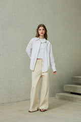 NOAH WIDE PANTS / BEIGE