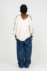 リスポベルベットトラック長袖Tシャツ