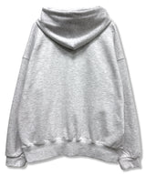 Shining Graphic Combing Hoodie_Melange
