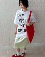 ボーイフィット ヒット グラフィック Tシャツ