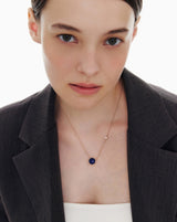 26SS★ [Premium Plating] Penisense AB Goutte Necklace Lapis Lazuli