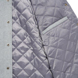 24FW ピクセルベアアートワークバーシティジャケット メランジ