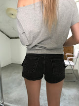 DARK SHADOW STUD SHORTS