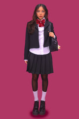 ハーフプリーツスカート (3color)